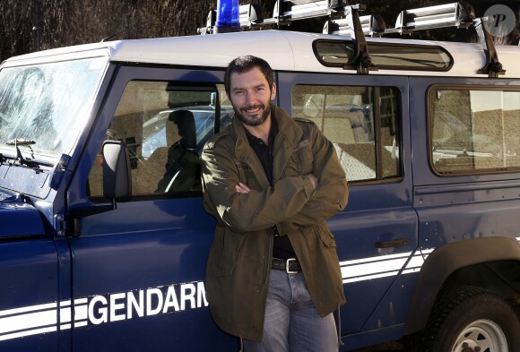 L'acteur Franck Sémonin pour la serie " Section de recherches " au festival de Luchon - 18ème Festival des créations télévisuelles de Luchon le 4 Février 2016.