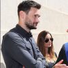 Le gardien de l'équipe de France de football Hugo Lloris et sa femme Marine - Le premier ministre Manuel Valls à Nice pour participer à l'hommage aux victimes de l'attentat de la Promenade des Anglais qui a fait 84 morts à Nice le 18 juillet 2016.