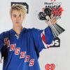 Justin Bieber à la Pressroom lors de la soirée des iHeartRadio Music Awards à Inglewood, le 3 avril 2016.
