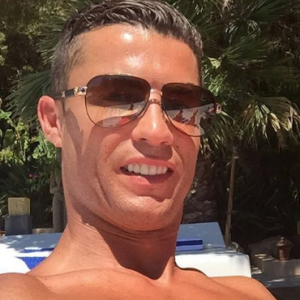 Cristiano Ronaldo en vacances, petit selfie pour son compte Instagram en juillet 2016