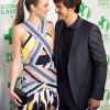 Miranda Kerr, Orlando Bloom - People a la 10eme ceremonie annuelle pre Oscar "Global Green" a Hollywood. Le 20 fevrier 2013.