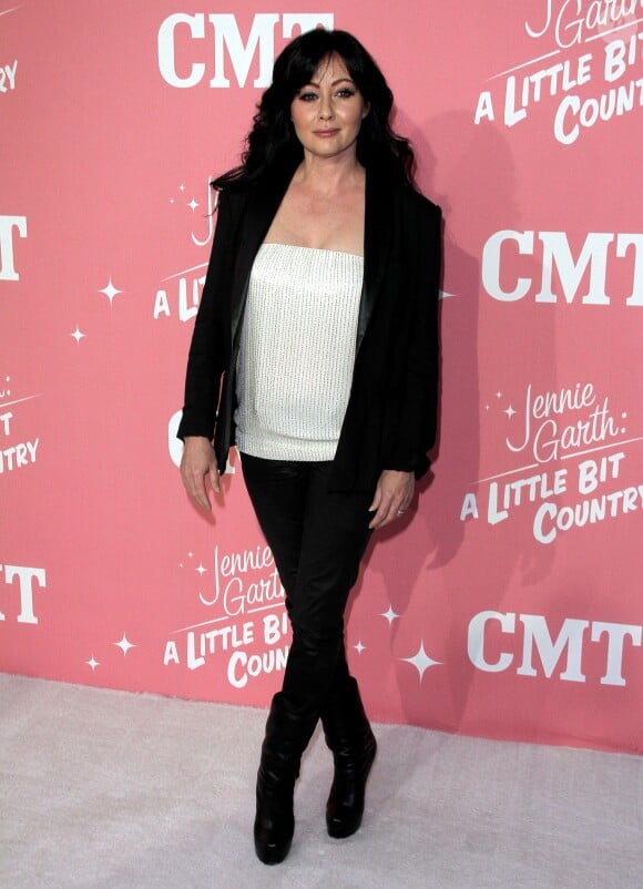 Shannen Doherty lors de la fête d'anniversaire de Jennie Garth à Los Angeles le 10 avril 2012