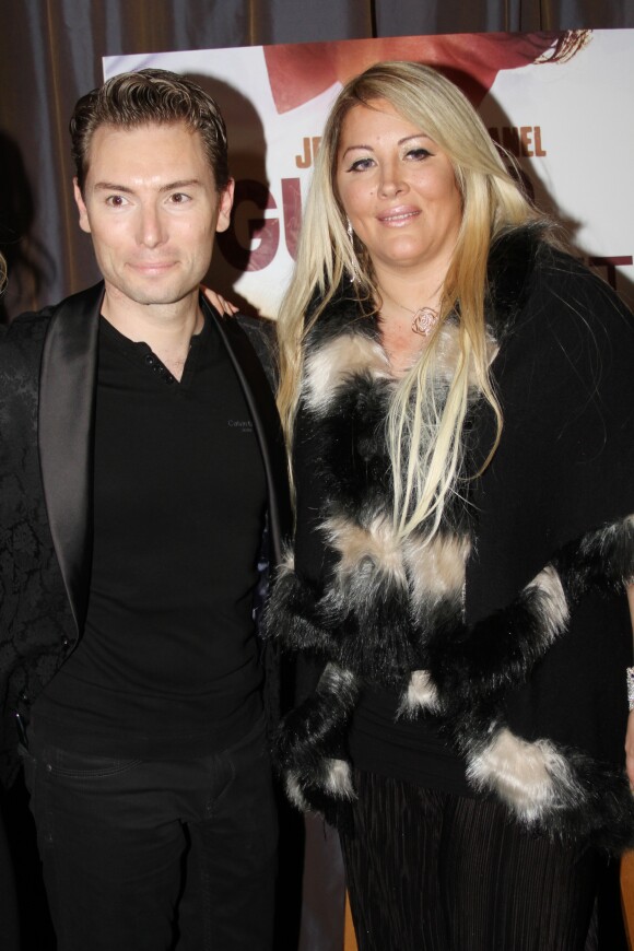 Loana Petrucciani et son compagnon Frédéric Cauvin - Jean-Pierre Danel reçoit son disque d'or du DVD pour "Guitar Tribute" lors d'une soirée à l'hôtel Burgundy à Paris, le 7 avril 2016. © Baldini/Bestimage