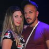 Nadège Lacroix et son compagnon Nicolas - Pour fêter leurs retrouvailles Les Anges 8 se retrouvent pour passer une soirée ensemble au Loft - Metropolis le 17 juin 2016 à Rungis © Marc Ausset Lacroix / Bestimage