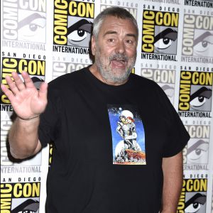 Luc Besson au panel d'EuropaCorp pour Valerian and the City of a Thousand Planets, au Comic-Con 2016, San Diego, le 21 juillet 2016.