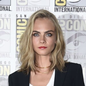 Cara Delevingne au panel d'EuropaCorp pour Valerian and the City of a Thousand Planets, au Comic-Con 2016, San Diego, le 21 juillet 2016.