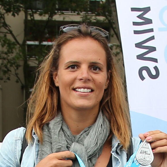 Exclusif - Laure Manaudou à  la 2ème édition de l'Open Swin Stars "Paris à la nage" au bassin de la Villette à Paris. Le 2 juillet 2016 © Marc Ausset-Lacroix / Bestimage