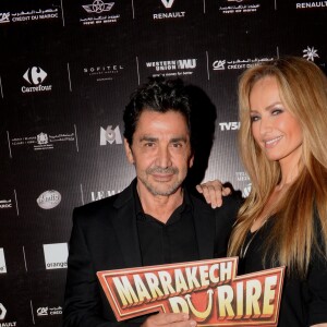 Exclusif - Adriana Karembeu avec son mari André Ohanian au cocktail "Aftershow" dans le cadre du festival Marrakech du Rire 2016. Marrakech, le 3 juin 2016. © Bellack Rachid/Bestimage