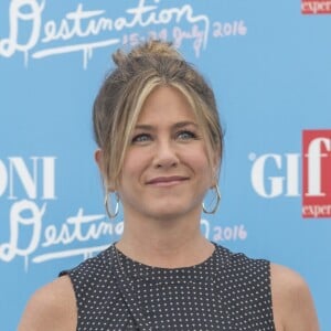 Jennifer Aniston à la 46e édition du Festival du film de Giffoni en Italie, le 23 juillet 2016