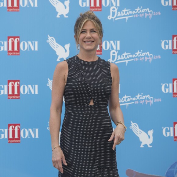 Jennifer Aniston à la 46e édition du Festival du film de Giffoni en Italie, le 23 juillet 2016
