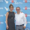 Jennifer Aniston et Pietro Rinaldi à la 46e édition du Festival du film de Giffoni en Italie, le 23 juillet 2016