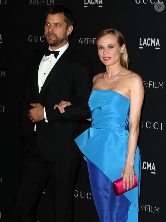 Diane Kruger et son compagnon Joshua Jackson - Gala "The LACMA 2015 Art+Film" en l'honneur de James Turrell et Alejandro Inarritu à Los Angeles, le 7 novembre 2015.