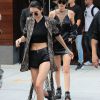 Gigi Hadid et Kendall Jenner quittent l'appartement de Gigi à New York le 24 juillet 2016.