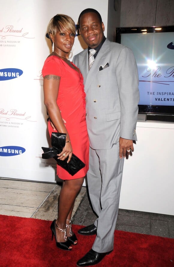 Mary J. Blige et Martin Isaacs à New York. Septembre 2008.