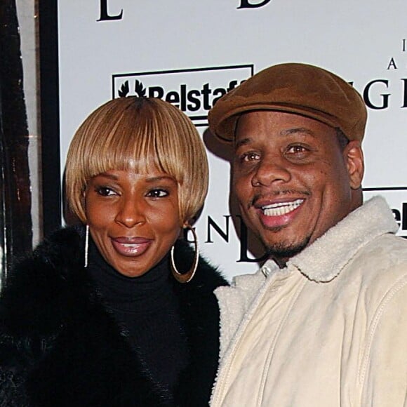 Mary J. Blige et Martin Isaacs à New York. Décembre 2007.