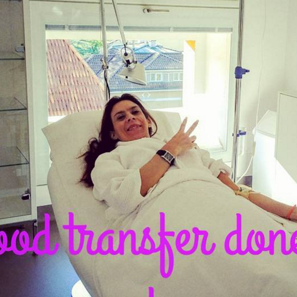 Marion Bartoli, hospitalisée en Italie. Photo postée 16 juillet 2016.