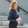 Katherine Heigl enceinte sur le tournage de la série "Doubt" à Los Angeles le 26 juillet 2016.