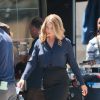 Katherine Heigl enceinte sur le tournage de la série "Doubt" à Los Angeles le 26 juillet 2016.