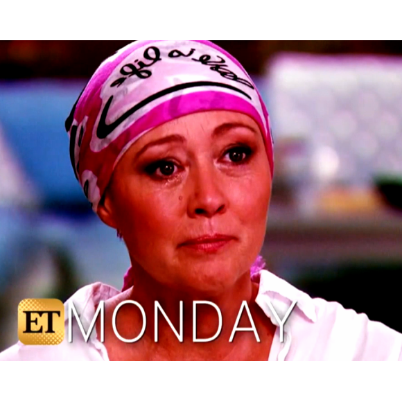 Shannen Doherty raconte son combat contre le cancer du sein dans une émission qui lui est consacrée, diffusée sur le site Entertainment Tonight. Image extraite d'une vidéo publiée le 29 juillet