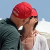 Exclusif - Niki Lauda et sa femme Birgit Wetzinger sur la plage lors de leurs vacances à Formentera, le 26 juillet 2016.