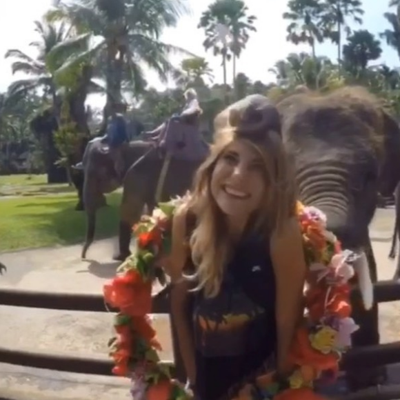 Ariane Brodier et Fulgence Ouedraogo en vacances à Bali, la dernière semaine de Juillet 2016.