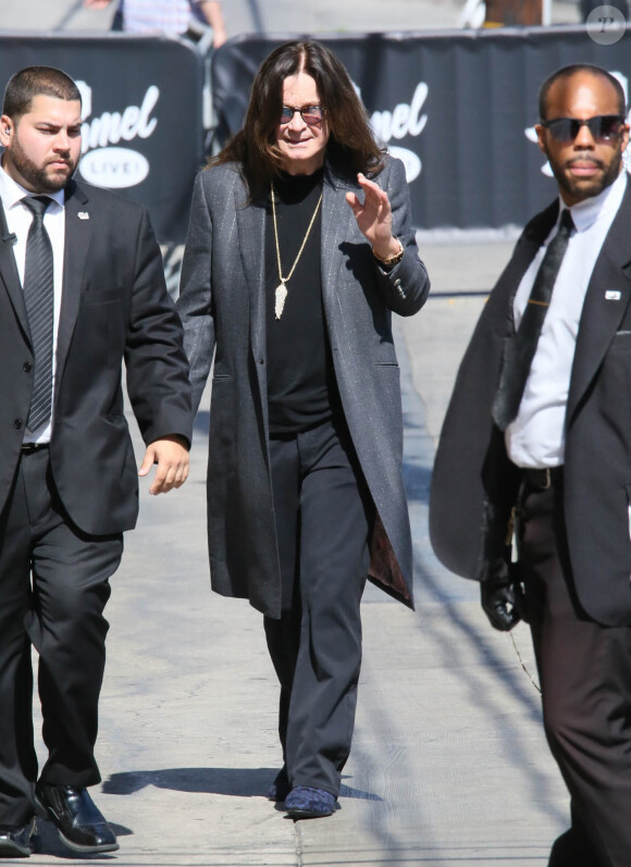 Jack Osbourne et son père Ozzy Osbourne dans les rues de Los Angeles, le 26 juillet 2016.
