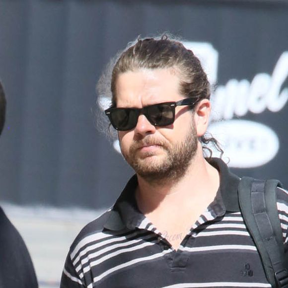 Jack Osbourne et son père Ozzy Osbourne dans les rues de Los Angeles, le 26 juillet 2016.