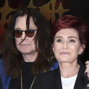 Ozzy Osbourne et Sharon Osbourne se retrouvent pour la soirée ‘Corey Taylor Special Announcement' au Palladium à Hollywood. Le 12 mai 2016
