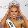 Karlie Hay (Miss Teen USA 2016) lors de son élection au Venetian Resort Hotel Casino à Las vegas le 30 juillet 2016