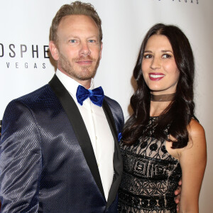 Ian Ziering et sa femme Erin Ziering à la première de "Sharknado 4: Awakens" à Las Vegas, le 31 juillet 2016