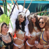 Chanel Iman et ses amies - Parade du festival Crop Over 2016 à Saint James. La Barbade, août 2016.