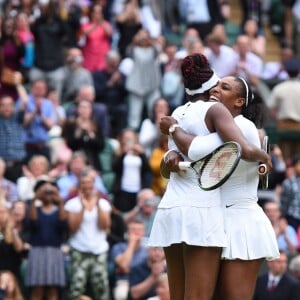 Serena et Venus Williams à Wimbledon. Londres, le 9 juillet 2016.