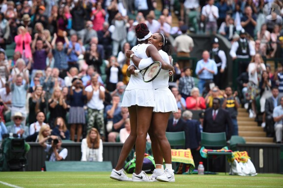 Serena et Venus Williams à Wimbledon. Londres, le 9 juillet 2016.