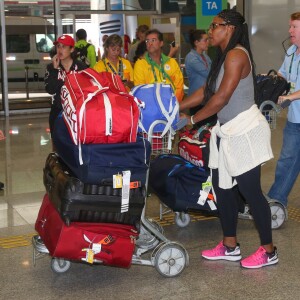 Serena Williams à Rio de Janeiro, le 3 août 2016.