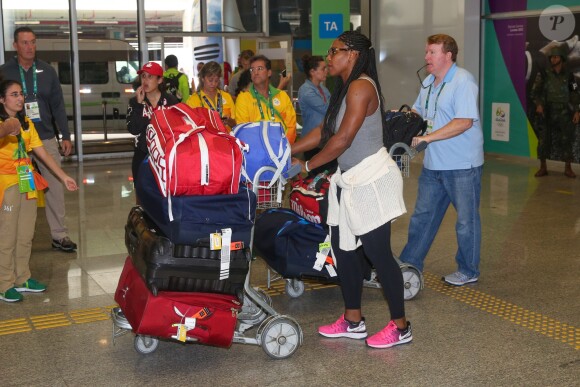 Serena Williams à Rio de Janeiro, le 3 août 2016.