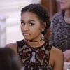 Sasha Obama à la Maison Blanche le 10 mars 2016