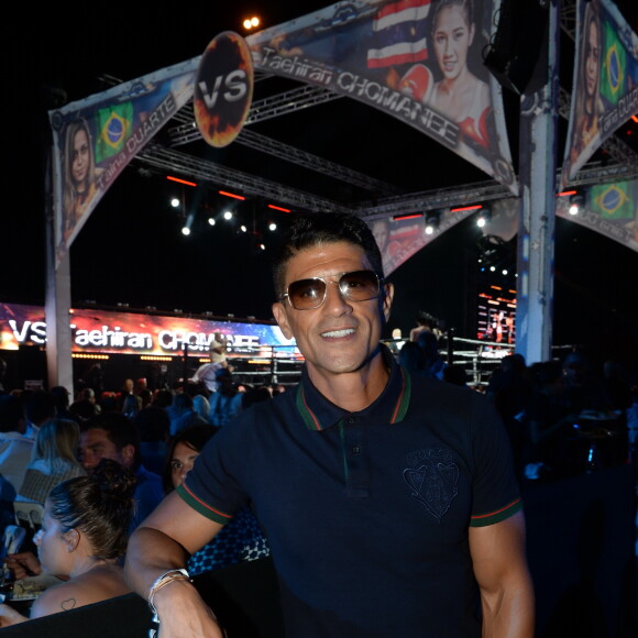 Saïd Taghmaoui - Soirée "La Fight Night" de Saint-­Tropez, France, le 4 août 2016. La Fight Night est un concept original alliant les plus hautes valeurs des sports de combats internationaux au glamour de Saint-­Tropez. Certains des plus grands noms de la boxe thaï et du kick-boxing mondiaux se sont affrontés sur ce ring faisant désormais partie de la légende de la boxe sous toutes ses formes. Cette prestigieuse soirée de gala au clair de lune est devenue au cours du temps LA marque d'un succès sportif et people retentissant. Un événement incontournable dans le village le plus célèbre de la Côte d'Azur. © Rachid Bellak/Bestimage