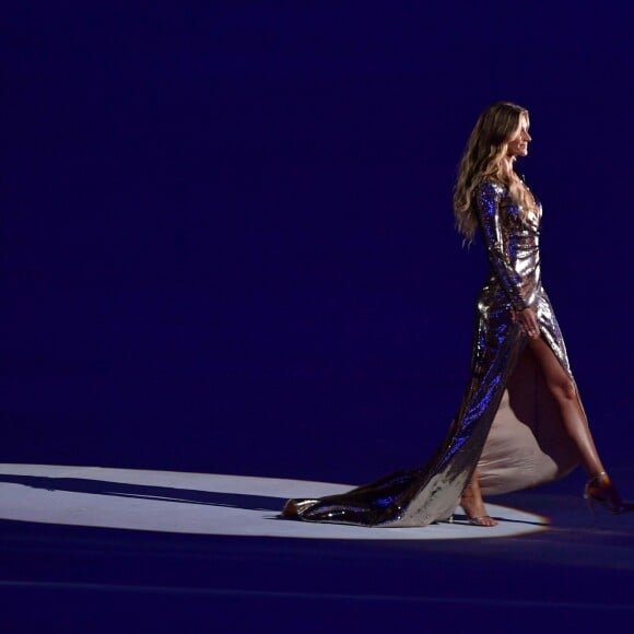 Gisele Bündchen lors de la cérémonie d'ouverture des Jeux Olympiques à Rio de Janeiro, le 5 août 2016.