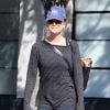 Renee Zellweger à la sortie d'un immeuble à Beverly Hills, le 21 juillet 2016