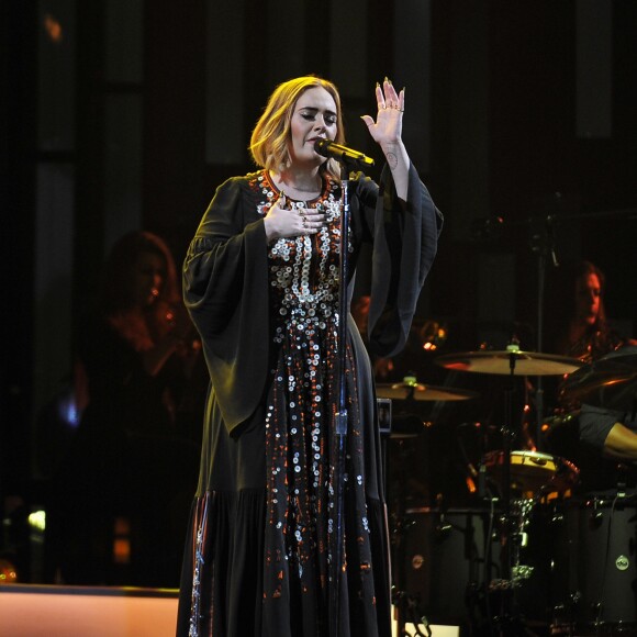 Adele au festival de Glastonbury le 25 juin 2016.