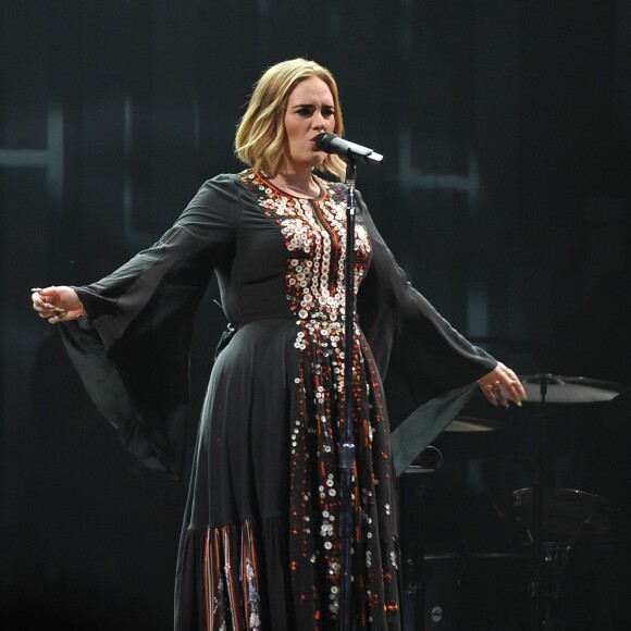 Adele au festival de Glastonbury le 25 juin 2016.