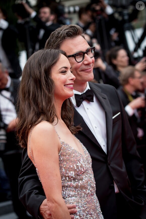 Michel Hazanavicius et sa femme Bérénice Bejo (joaillerie Chaumet) - Montée des marches du film "The BFG" ("Le BGG Le Bon Gros Géant") lors du 69e Festival International du Film de Cannes. Le 14 mai 2016. © Giancarlo Gorassini/Bestimage
