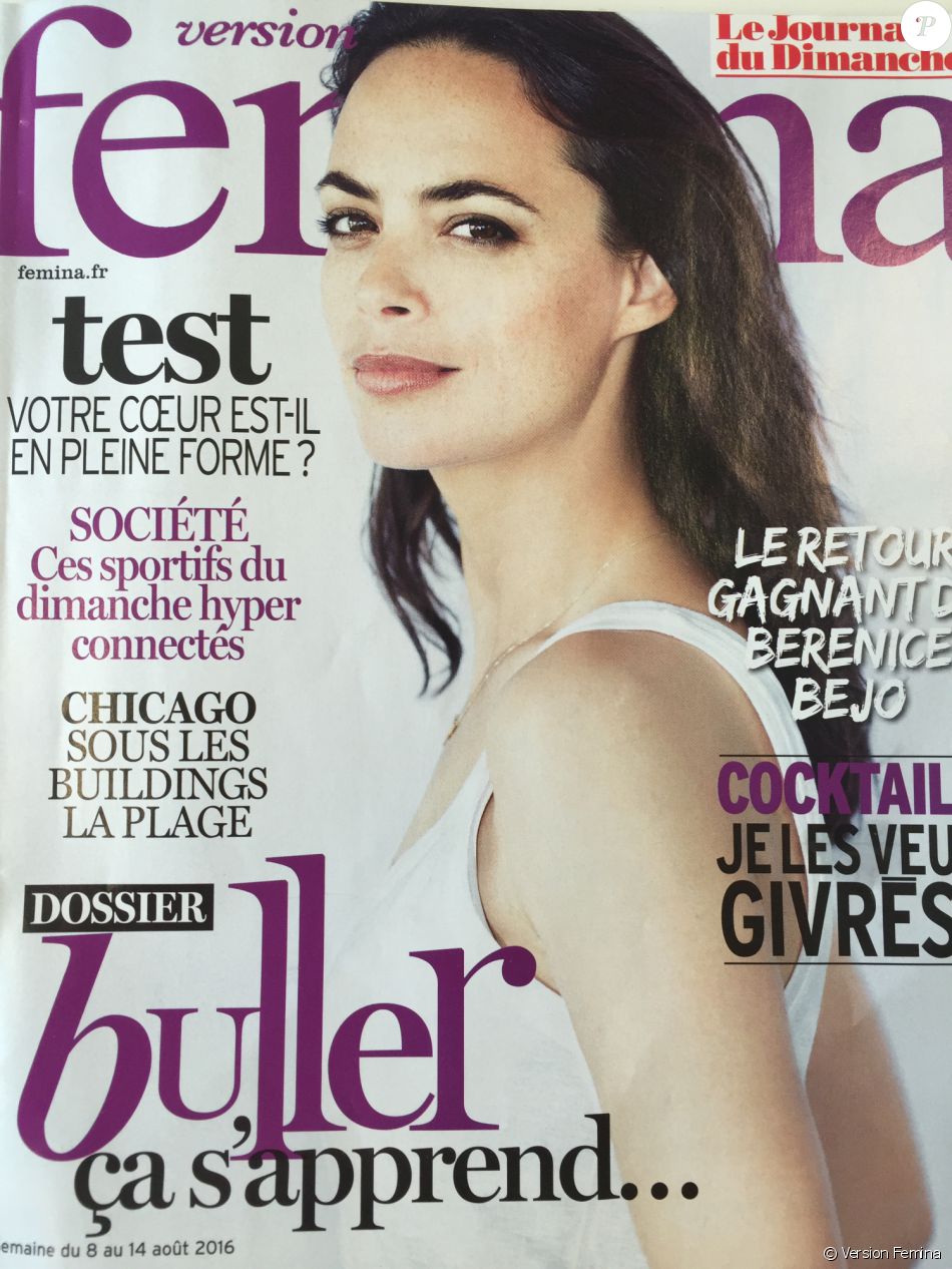 Le Journal Du Dimanche Version Femina Couverture du Version Femina, supplément du Journal du Dimanche du 7 août  2016. - Purepeople