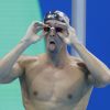 Michael Phelps lors des séries du 200 m papillon aux JO de Rio de Janeiro le 8 août 2016