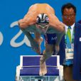  Michael Phelps lors des séries du 200 m papillon aux JO de Rio de Janeiro le 8 août 2016 