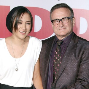 ZELDA WILLIAMS ET ROBIN WILLIAMS - PREMIERE DU DERNIER FILM DE WALT DISNEY "OLD DOGS" AU CAPITAN THEATRE A HOLLYWOOD le 9 novembre 2011