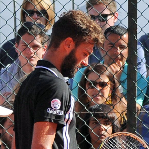 La chanteuse Shy'm était présente au Monte Carlo Country Club pour le Monte-Carlo Rolex Masters de tennis à Roquebrune Cap Martin le 11 avril 2016 pour soutenir son fiancé le tennisman français Benoit Paire qui a remporté son match contre l'espagnol Inigo Cervantes. © Bruno Bebert / Bestimage