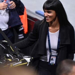 Shy'm (Tamara Marthe) - La chanteuse Shy'm (Tamara Marthe) encourage son petit-ami Benoît Paire lors du tournoi BNP Paribas Masters à l'Accor Hotels Arena à Paris le 3 novembre 2015. © Giancarlo Gorassini / Bestimage