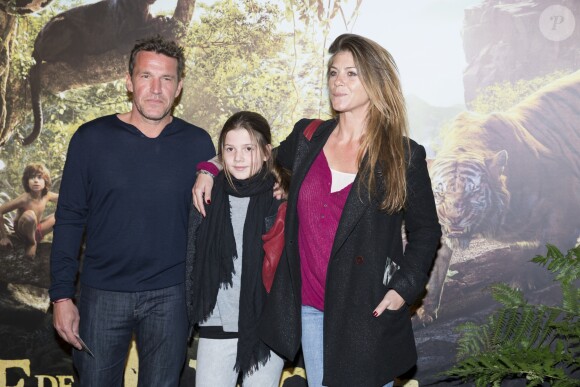 Benjamin Castaldi et sa compagne Aurore Aleman , guest - Avant-première du film "Le livre de la jungle" au cinéma Pathé Beaugrenelle à Paris, le 11 avril 2016. © Olivier Borde/Bestimage