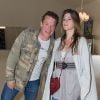 Exclusif - Benjamin Castaldi avec sa compagne Aurore Aleman - People dans le pavillon Eiffel décoré par Luxury Living lors du Longines Paris Eiffel Jumping au Bois de Boulogne à la plaine de Jeux de Bagatelle à Paris le 2 juillet 2016. © Olivier Borde / Veeren / Bestimage